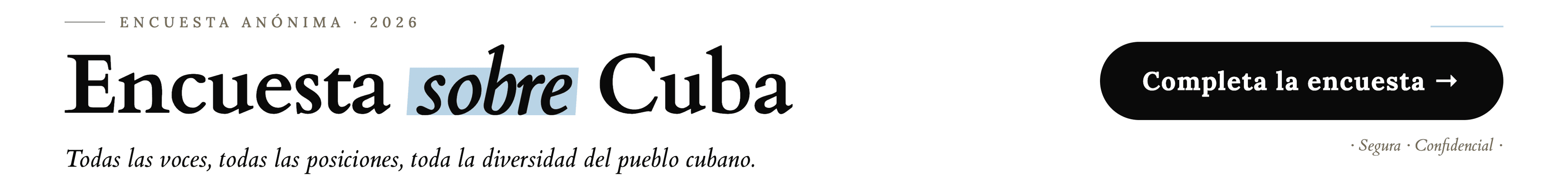 Encuesta sobre Cuba 2026