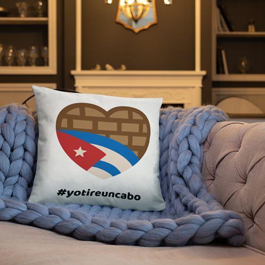 Uno de los productos creados como parte de la campaña Yo tiré un cabo. Tomada de la página en Facebbok del proyecto. 