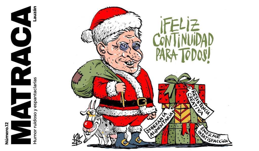 papá Noel regalos ilustración