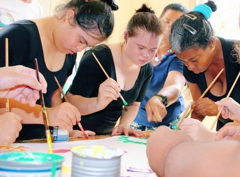 Taller de artes plásticas.
