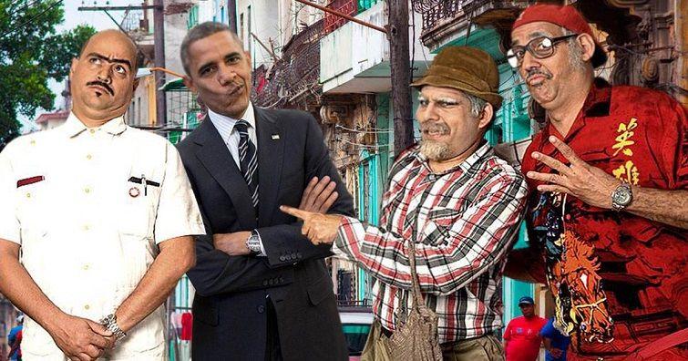 Obama en el programa "Vivir del cuento"