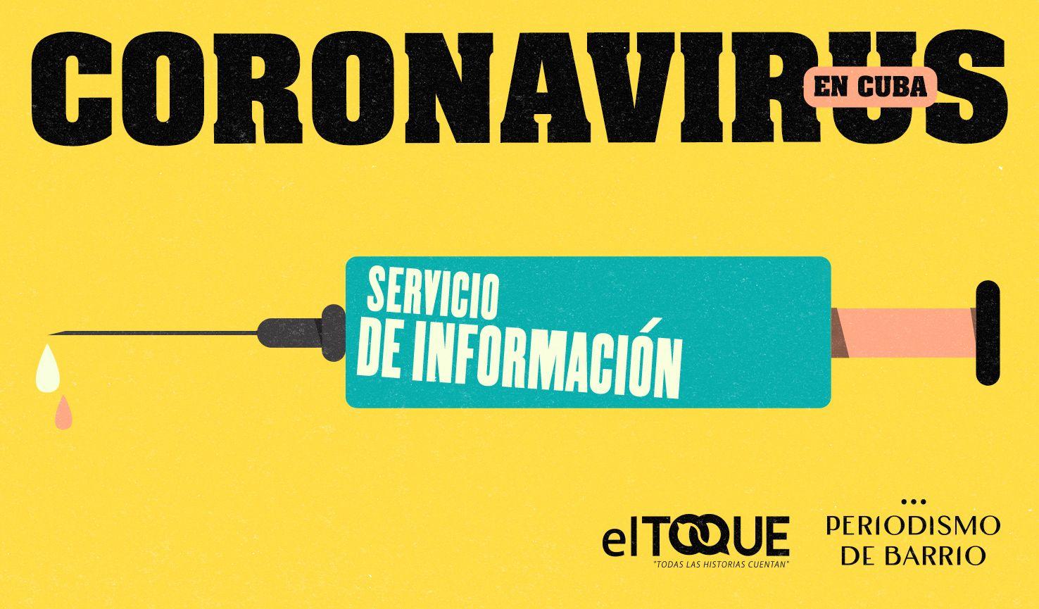 Servicio de información sobre el coronavirus en Cuba