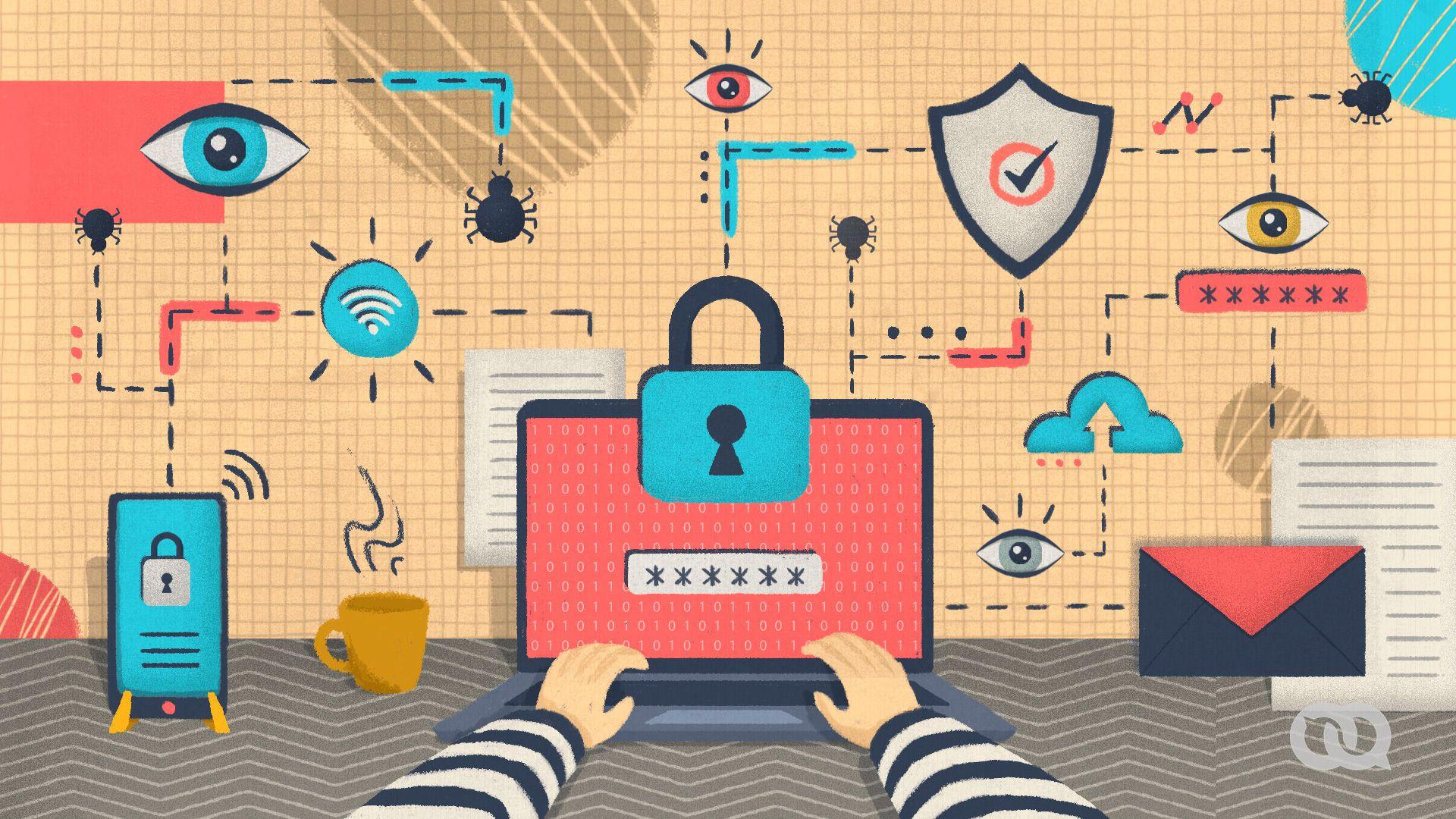 ¿Cómo protegernos de vigilancias y hackeos en línea?