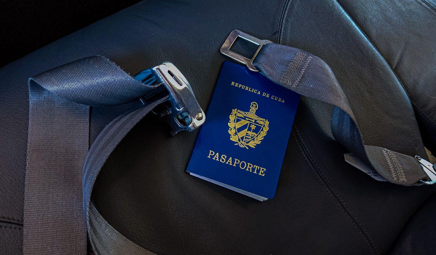 pasaporte Cuba asiento avión