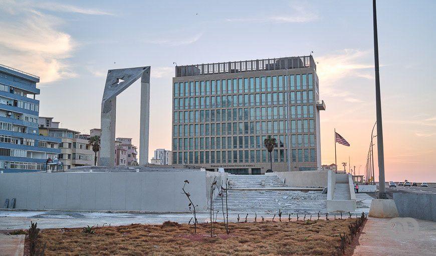 Embajada de Estados Unidos en La Habana, Cuba.