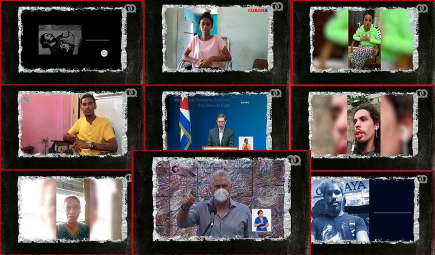 Fotogramas de las víctimas del 11J quienes denuncian torturas y malos tratos