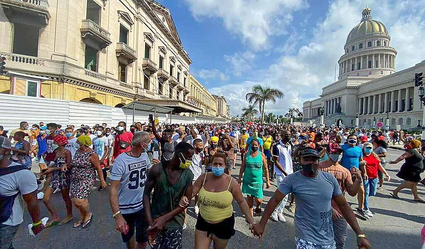 manifestación 20 de noviembre Cuba