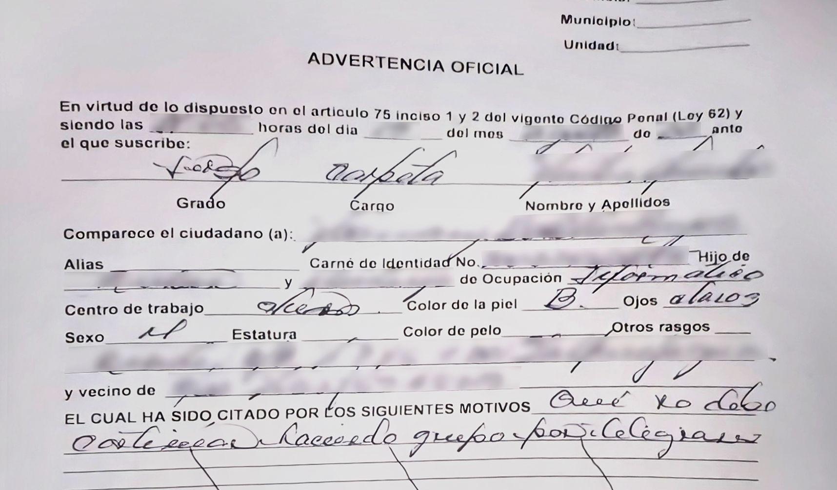 Administradores de grupos de compraventa en Telegram de la Isla de la Juventud reciben advertencias de la policía cubana