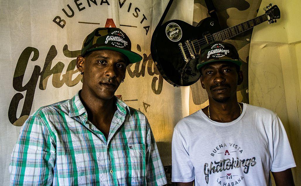 Claudio Hill y Joel Muwanga, del proyecto Buena Vista Ghetto Kings. Foto Pablo Dewin Reyes Maulin.