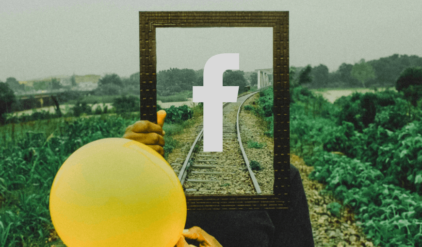 Redes sociales, facebook, paisaje, globo amarillo. Ilustración: El Toque.