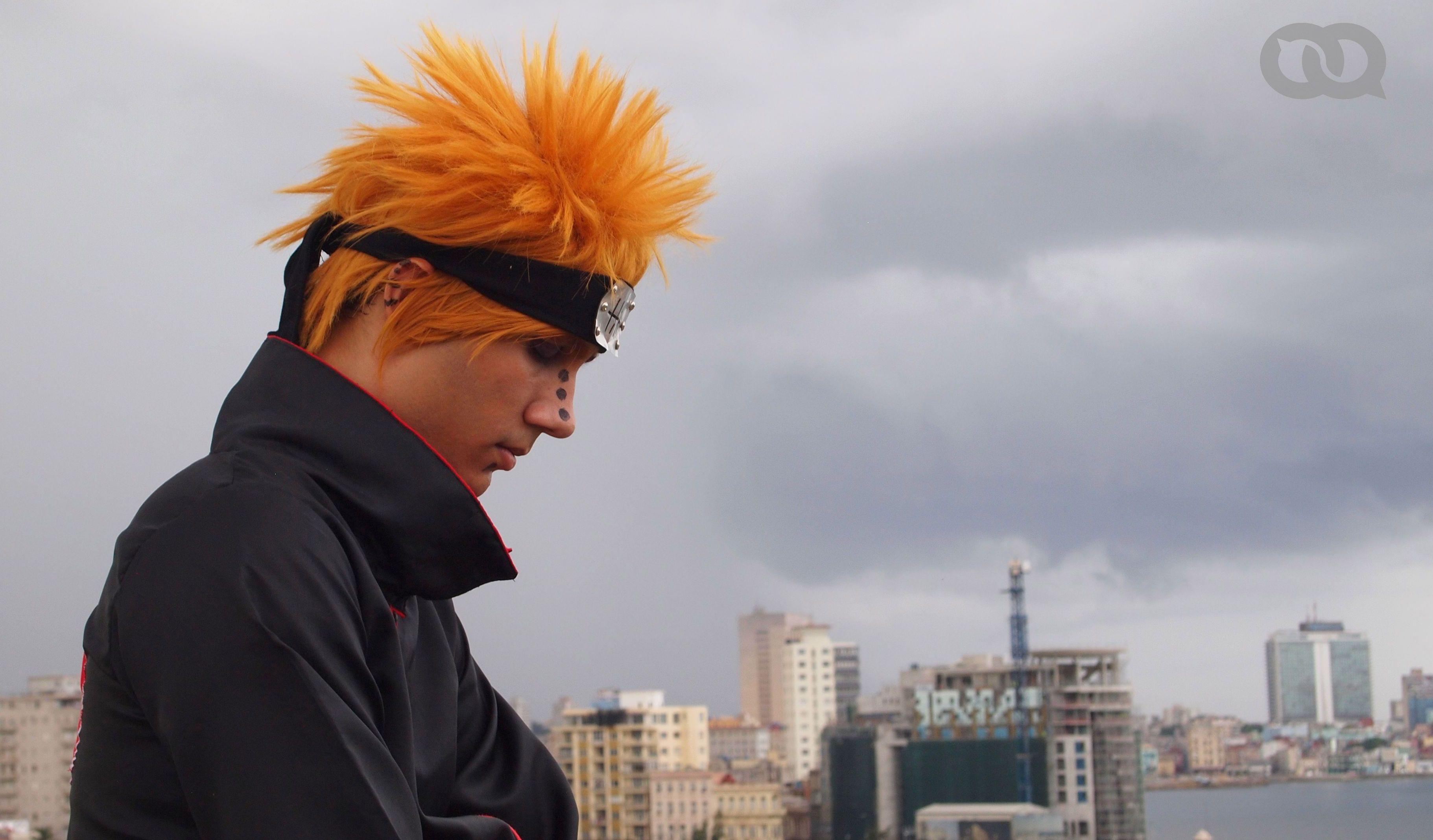"Pain", el emblemático personaje de Naruto, fue de los más apreciados por el público. Fotos: Yudith Vargas Riverón.