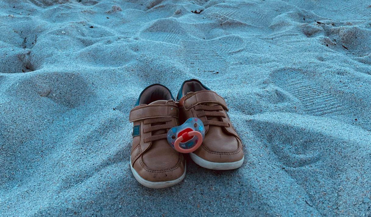 arena zapatos niño