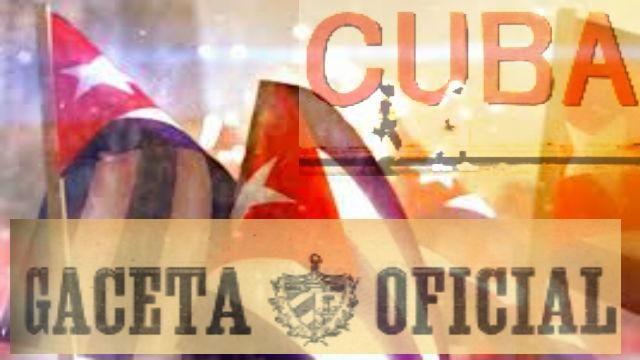Gaceta Oficial Cuba leyes politica