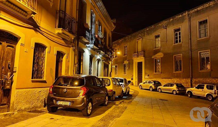 Las calles vacías de Cagliari. Foto: Cortesía del autor.