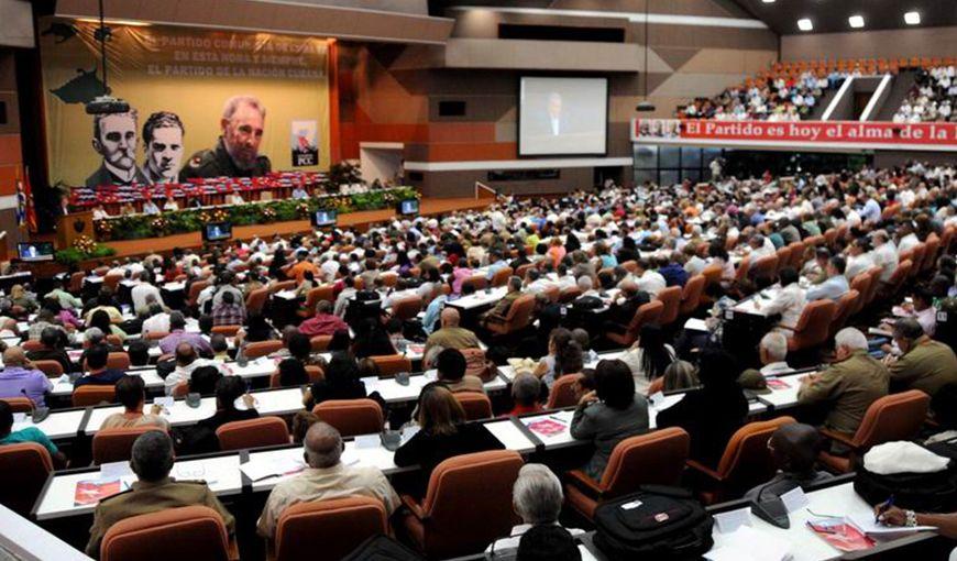 Plenaria del VII Congreso del Partido Comunista de Cuba. Foto: Tomada del periódico Trabajadores