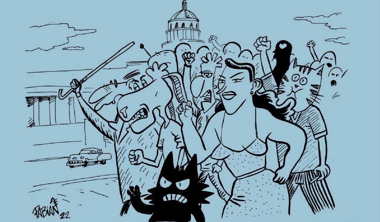 Arte por la Libertad: más caricaturas e ilustraciones tras cierre de Xel2