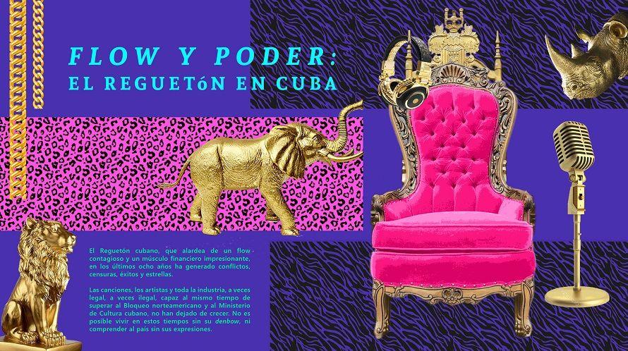 Portada de nuestro nuevo Especial "Flow y Poder: el reguetón en Cuba".