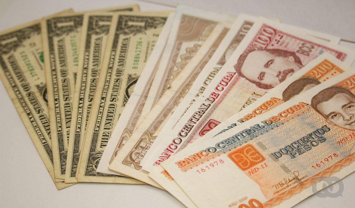 billetes peso cubano dólares usd