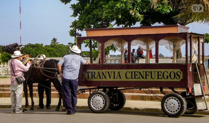 El tranvía de Cienfuegos. Foto: Claudia Martínez Bueno