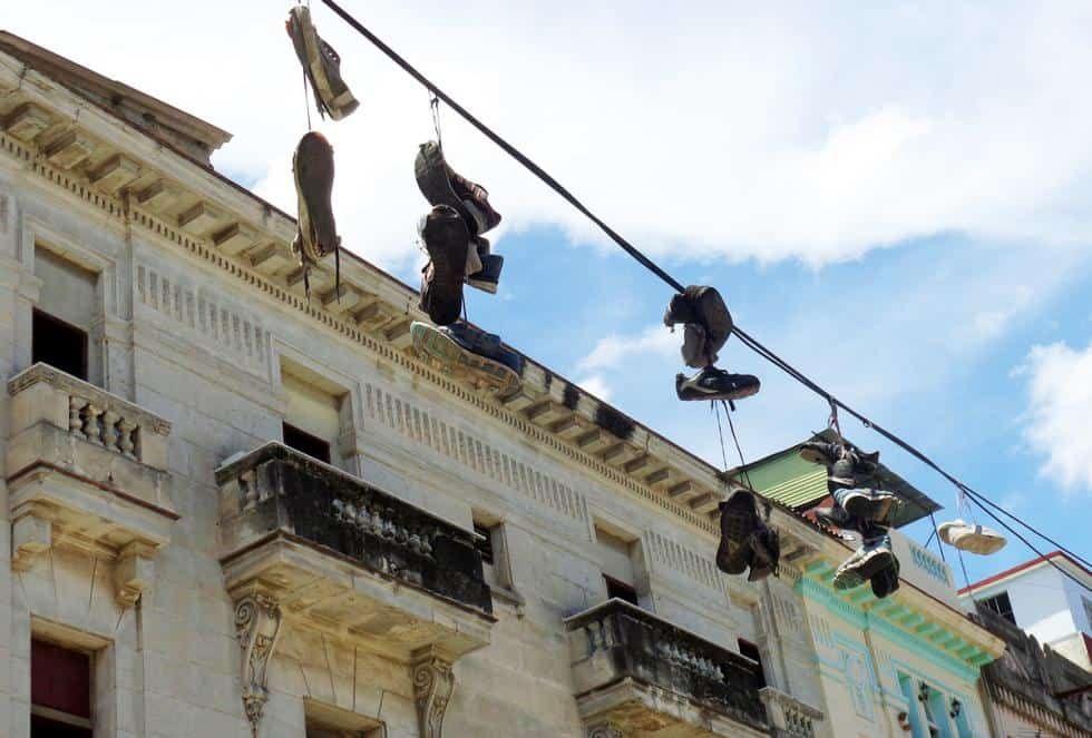 Shoefitti en La Habana