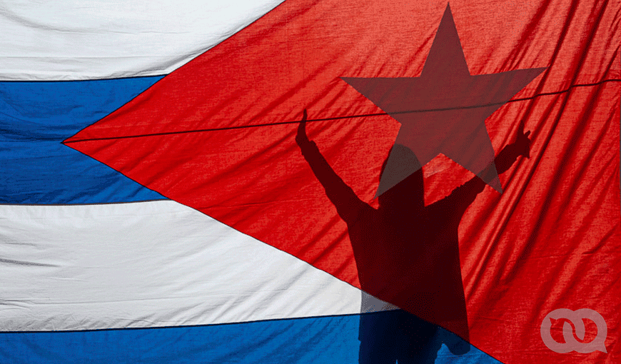 Bandera cubana. Foto: Sadiel Mederos (elToque)