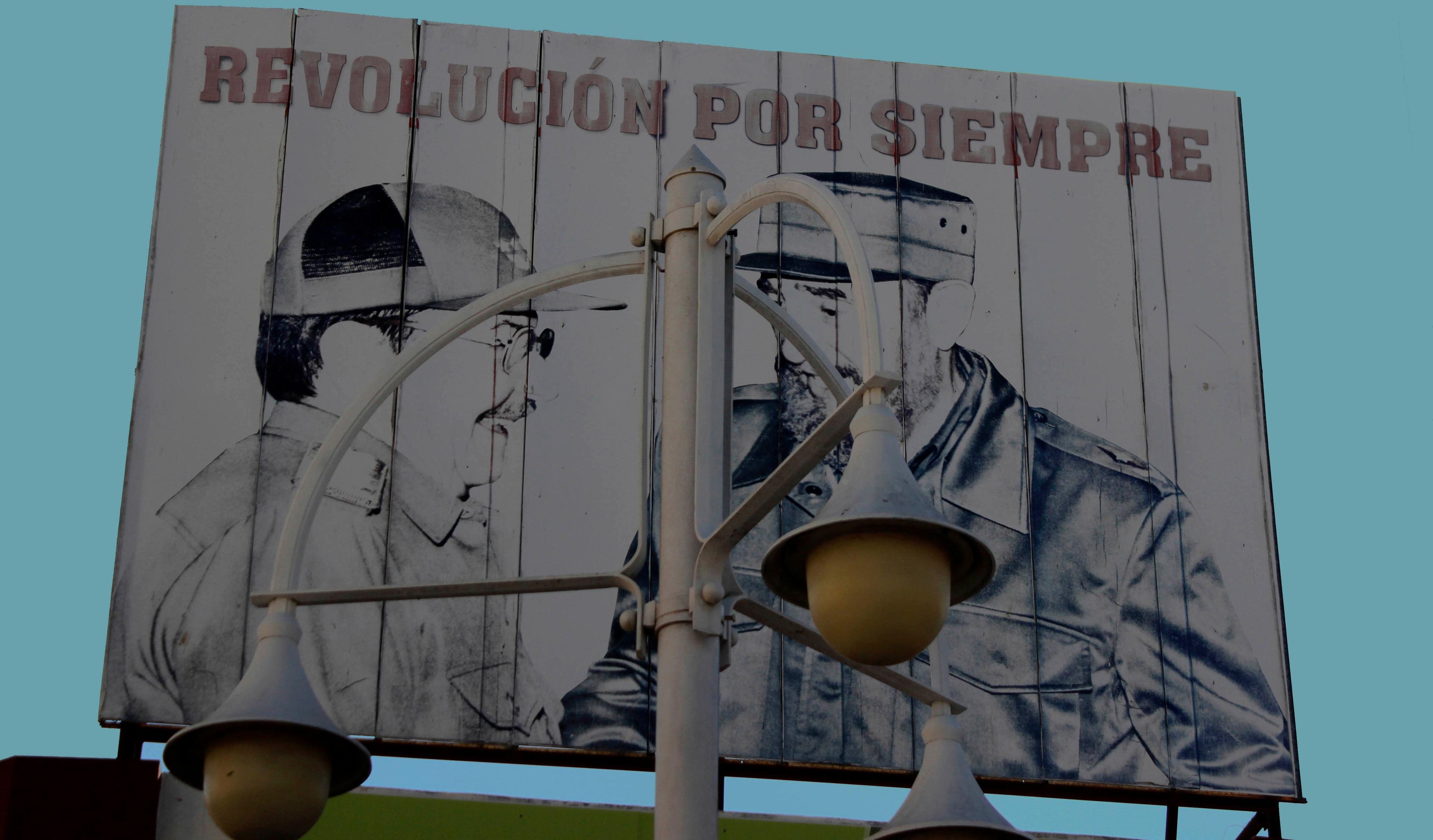 Propaganda cubana. Foto: Heriberto Machado.
