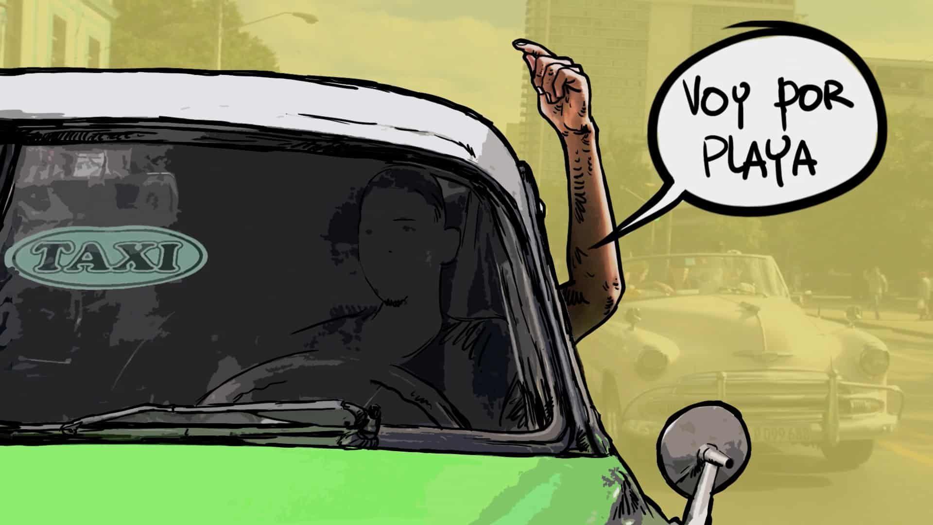 Manual de señas para coger un taxi en La Habana