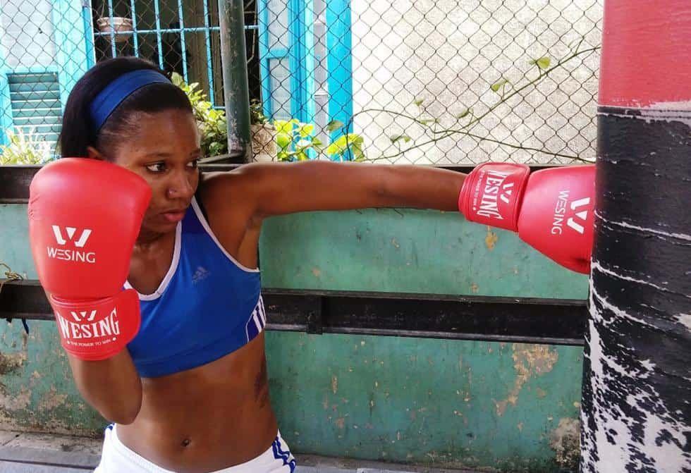 Idamelys, una boxeadora cubana