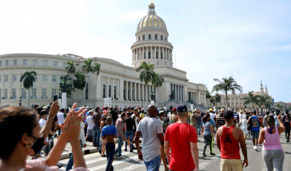 Protestas en Cuba / Foto: Captura de video