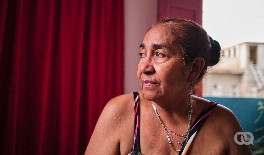Anciana cubana en su casa Los Sitios. Felicia, 71 años. Foto: Natalia Favre.