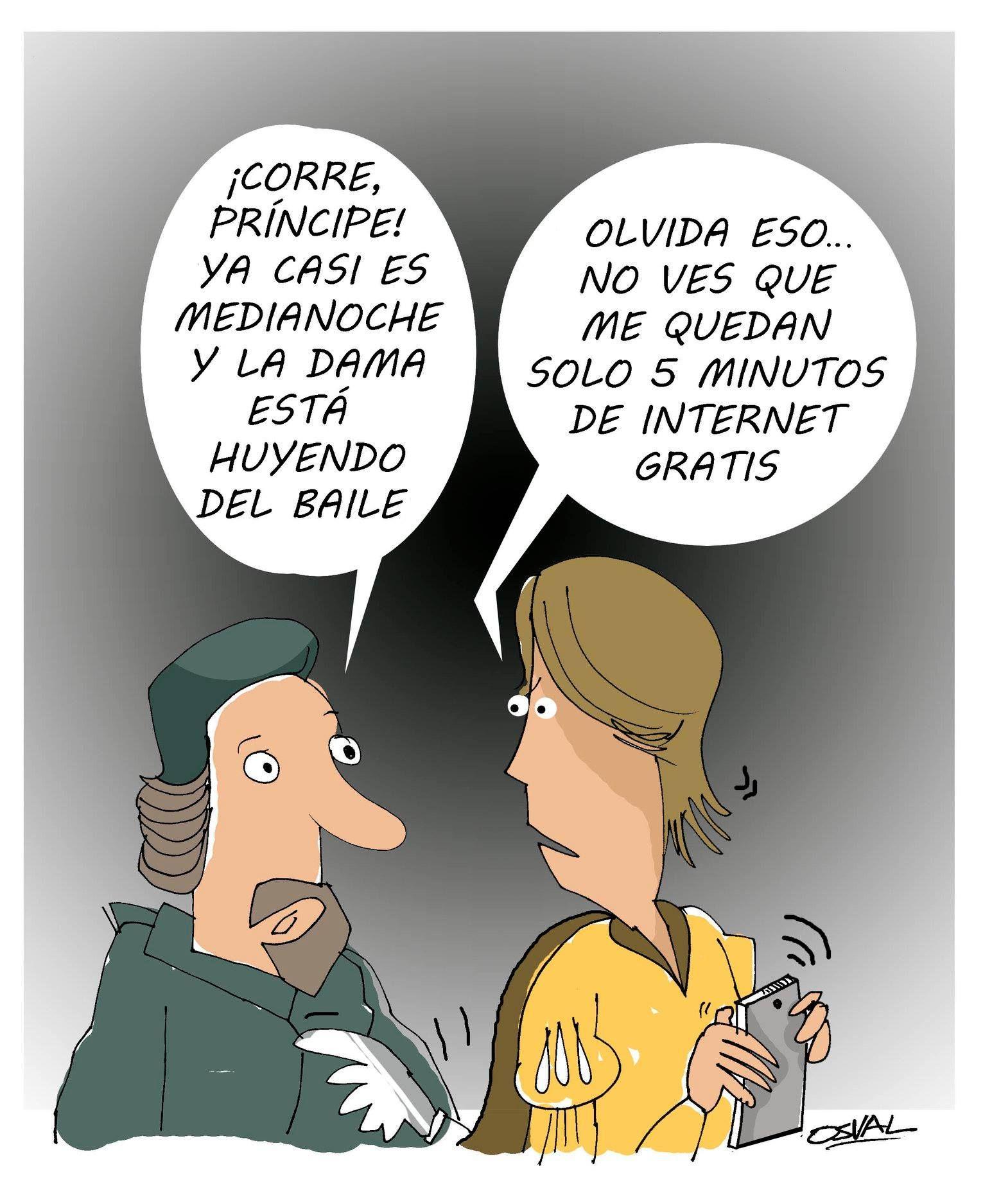 Caricatura: Osvaldo Gutiérrez (Osval) Tomada de su perfil en la red social Facebook