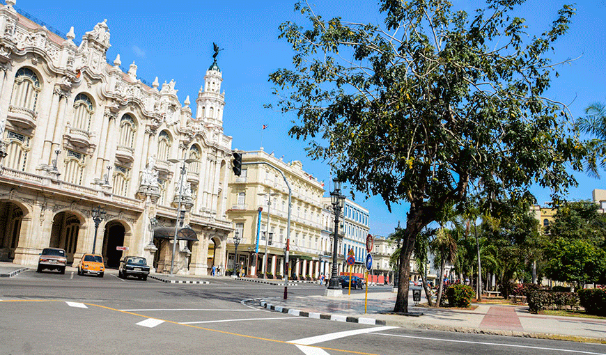 El Gran Teatro de La Habana Alicia Alonso permanece cerrado (Foto: Yailín Alfaro).
