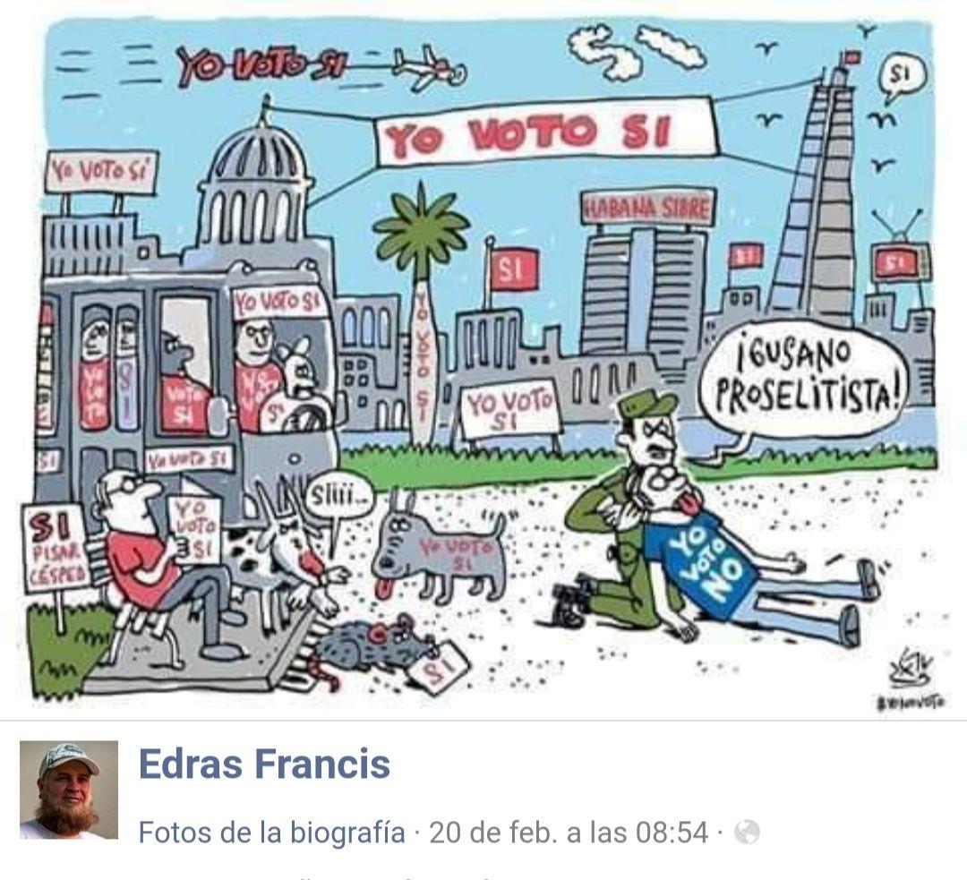 Captura de pantalla del perfil en Facebook de Edras Francis. 