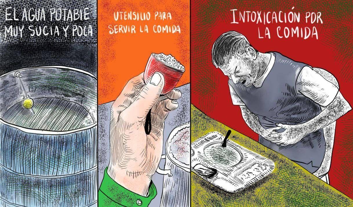 ilustración presos cuba