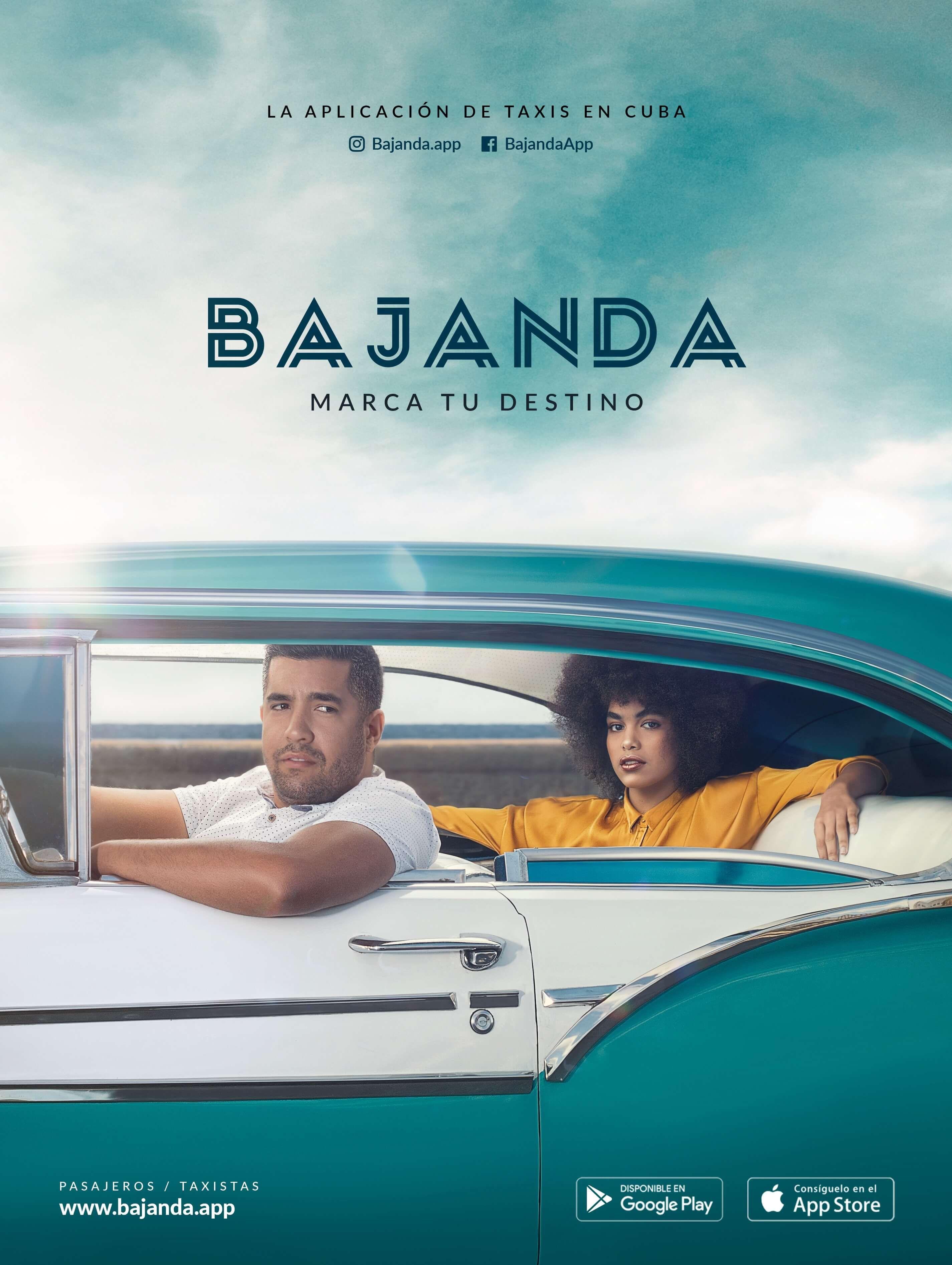 Según su fundador, Bajanda cuenta ya con más de 100 choferes afiliados. Foto promocional de Bajanda.